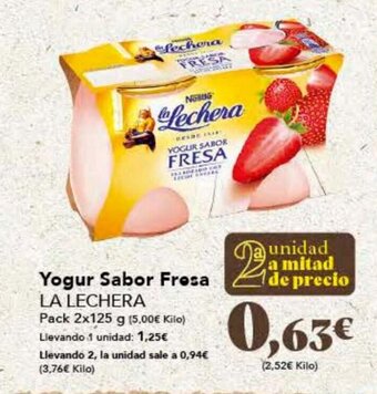 Gadis Yogur sabor fresa LA LECHERA oferta