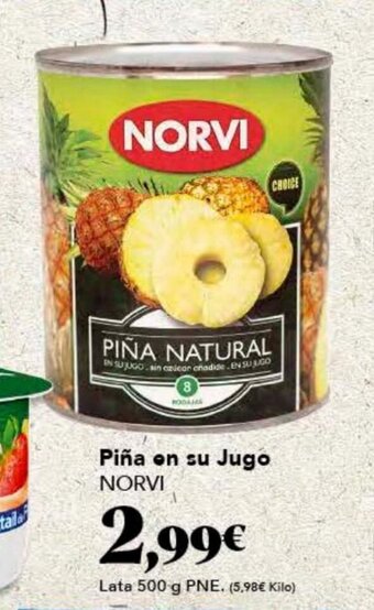 Gadis Piña en su jugo NORVI oferta