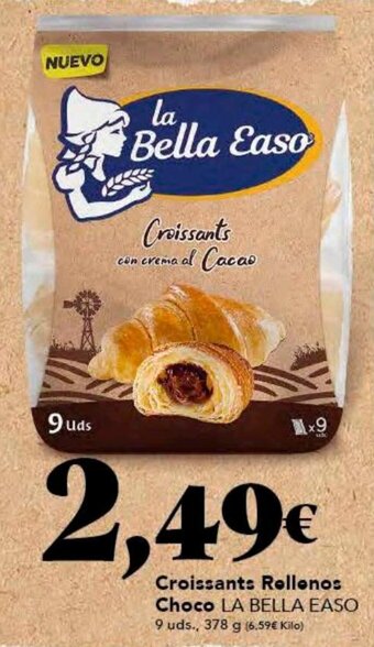Gadis Croissants rellenos choco LA BELLA EASO oferta