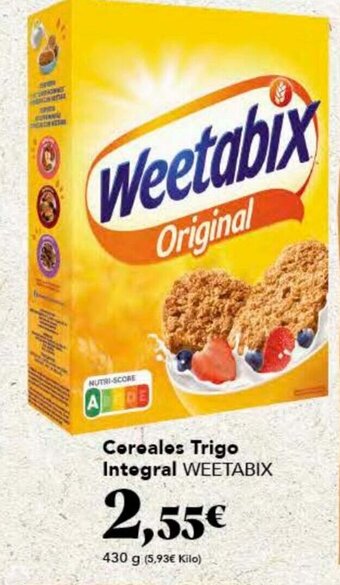 Gadis Cereales trigo integral WEETABIX oferta