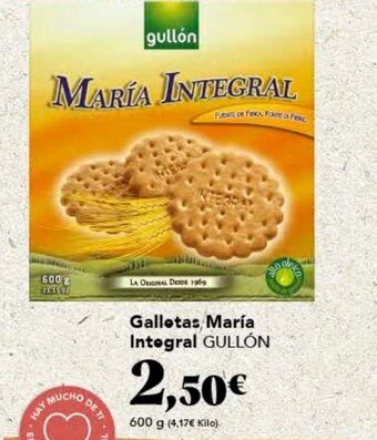 Gadis Galletas maria integral GULLÓN oferta