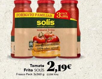 Gadis Tomate frito SOLIS oferta