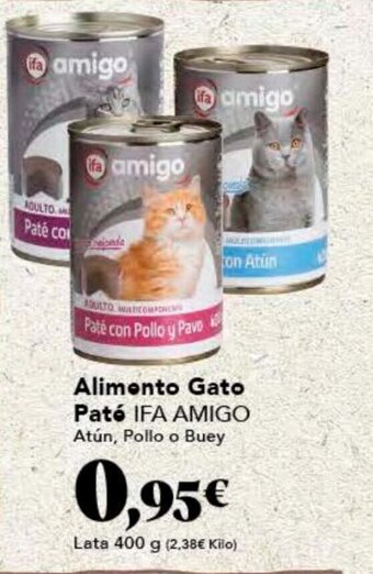 Gadis Alimento gato paté IFA AMIGO oferta