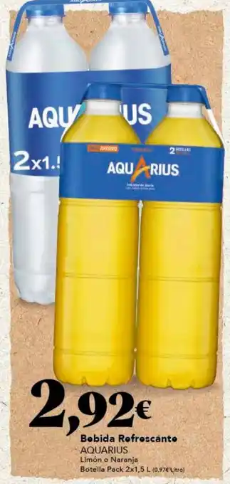 Gadis Bebida refrescanta AQUARIUS oferta