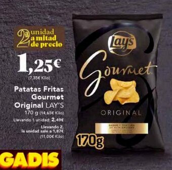 Gadis Patatas fritas gourmet original LAY'S oferta