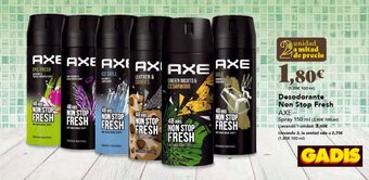 Gadis Desodorante non stop fresh AXE oferta