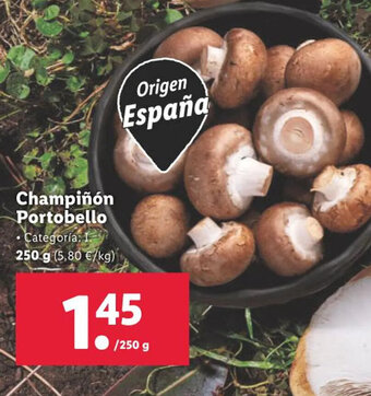 Lidl Champiñón portobello oferta