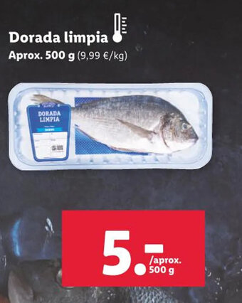 Lidl Dorada limpia oferta