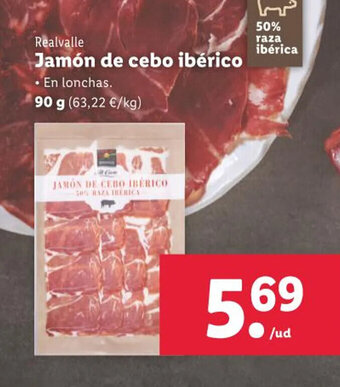 Lidl Jamon de Cebo Ibérico oferta