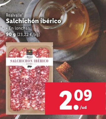 Lidl Salchichon Ibérico oferta