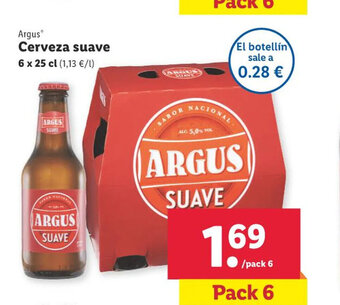 Lidl Argus Cerveza Suave oferta