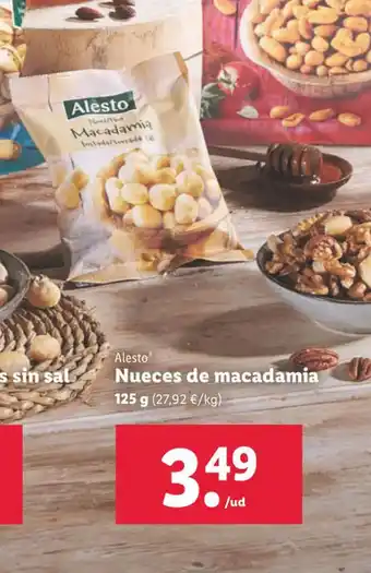 Lidl Nueces de Macadamia oferta