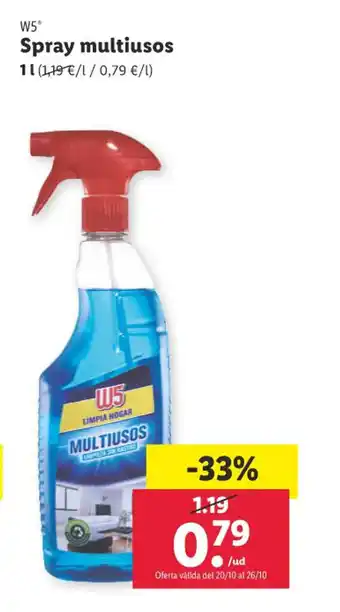 Lidl Spray Multiusos oferta