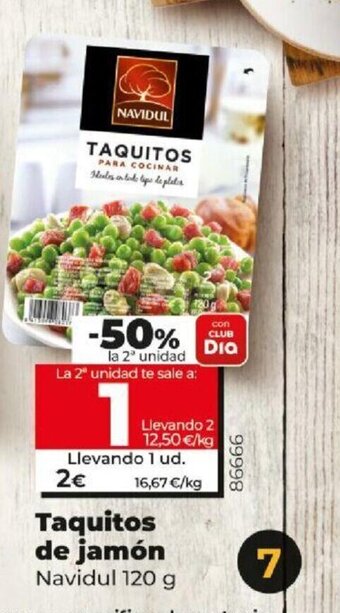 Dia Taquitos de Jamon oferta
