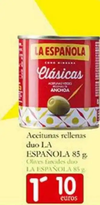 Supermercados Bip Bip Aceitunas rellenas duo la española oferta