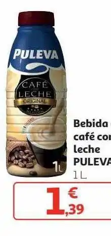 Alcampo Bebida café con leche puleva oferta