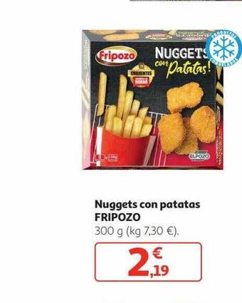 Alcampo Nuggets con patatas fripozo oferta