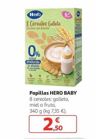 Alcampo Papillas hero baby oferta