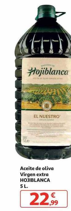 Alcampo Aceite de oliva virgen extra hojiblanca oferta