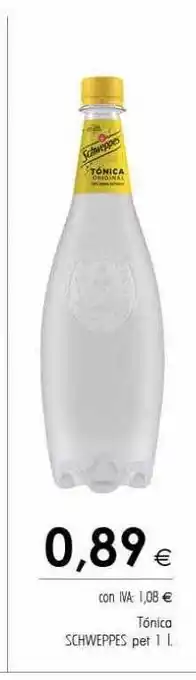 Cash Ifa Tónico schweppes oferta