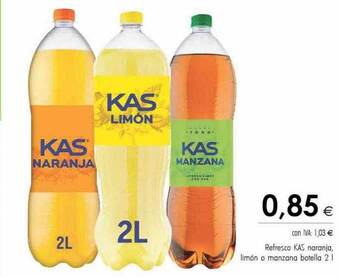 Cash Ifa Refresco kas naranja limón o manzana oferta