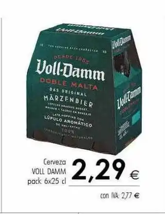 Cash Ifa Cerveza voll damm pack 6 oferta