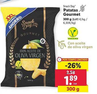 Lidl Snack day patatas gourmet oferta