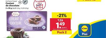 Lidl Confiserie firenze coulant de chocolate oferta