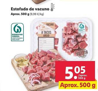 Lidl Estofado de vacuno oferta