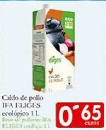 Supermercados Bip Bip Caldo de pollo ifa eliges ecológico oferta