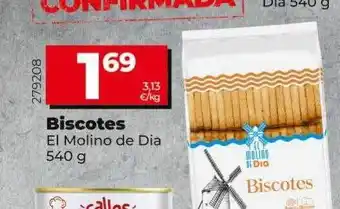 Dia Biscotes el molino de dia oferta