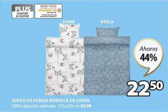 JYSK Juego de funda nórdica de satén oferta