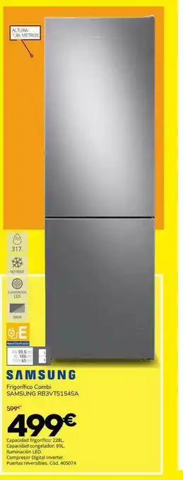 Conforama Samsung Frigorifico Combi RB3VTS154ASA oferta