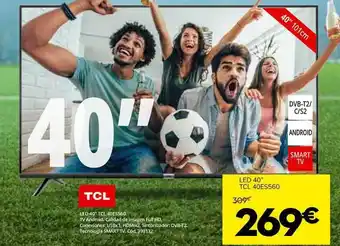 Conforama TCL Led 40" oferta