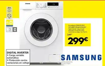 Conforama Samsung Lavadora WQ80T304MWW EC oferta