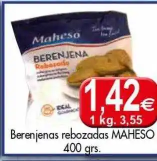 Congelados Copos Berenjenas rebozadas maheso oferta