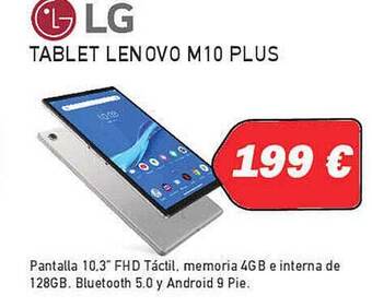Microsshop Lg tablet lenovo m10 plus oferta