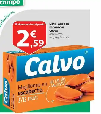 Alcampo Mejollones en escabeche calvo oferta