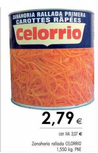 Cash Ifa Zanahoria rallada celorrio oferta