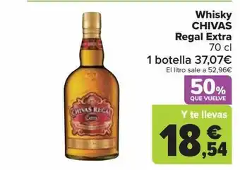 Carrefour Whisky chivas regal extra oferta