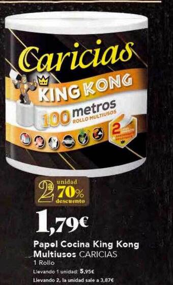 Gadis Papel cocina king kong multiusos caricias oferta