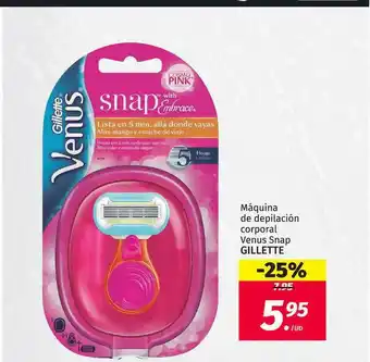 Maskom Supermercados Gillette Máquina De Depilación Corporal Venus Snap oferta