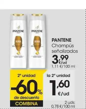 Eroski Pantene Champús Señalizados oferta