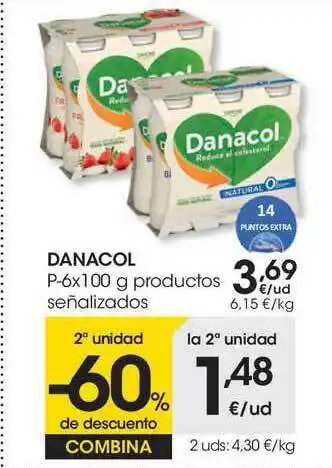 Eroski Danacol P-6x100 G Productos Señalizados oferta