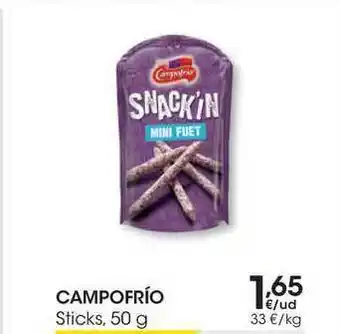 Eroski Campofrío Sticks 50g oferta
