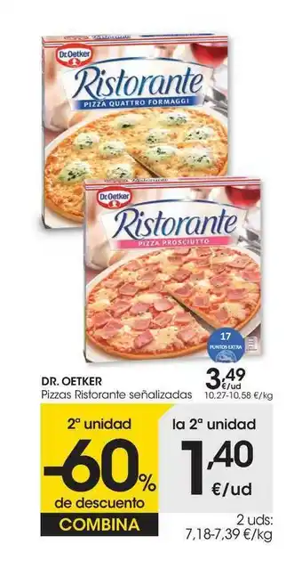 Eroski Dr. Oetker Pizzas Ristorante Señalizados oferta