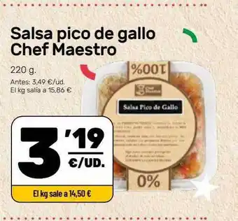 AhorraMas Salsa pico de gallo chef maestro oferta