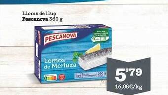 Sorli Lloms de lluç pescanova oferta