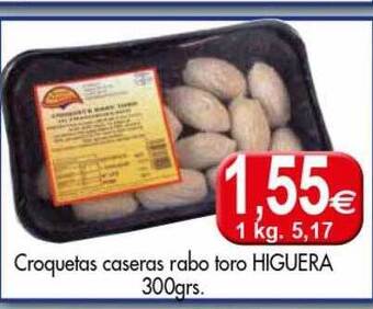 Congelados Copos Croquetas caseras rabo toro higuera oferta