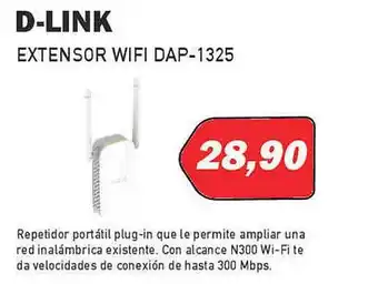 Microsshop D-link extensor wifi dap-1325 oferta
